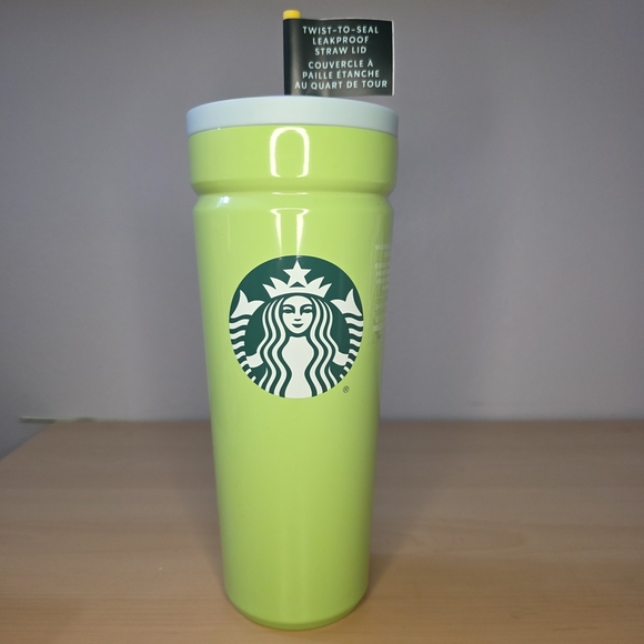 Starbucks Lime Green Tumbler 24 Oz - Picture 1 of 4